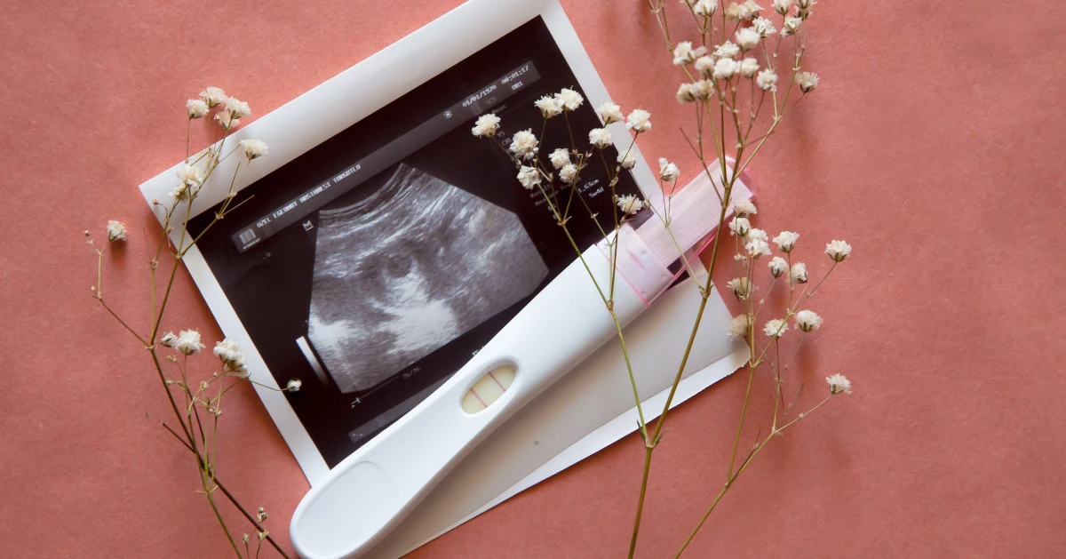 pregnancy test with picture