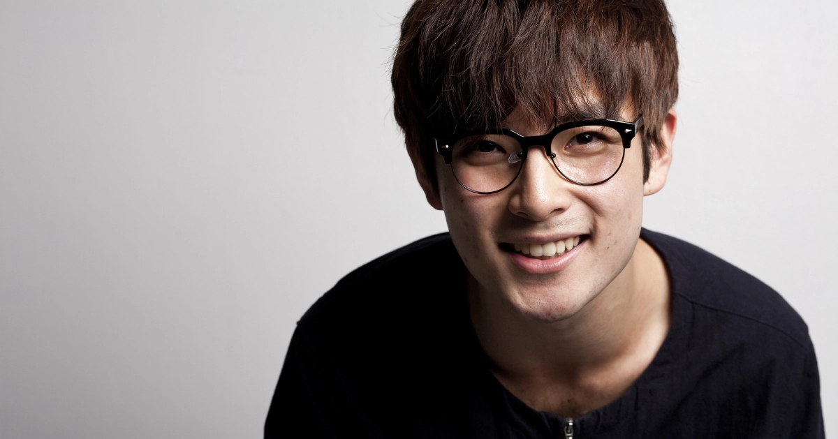 a guy smiling
