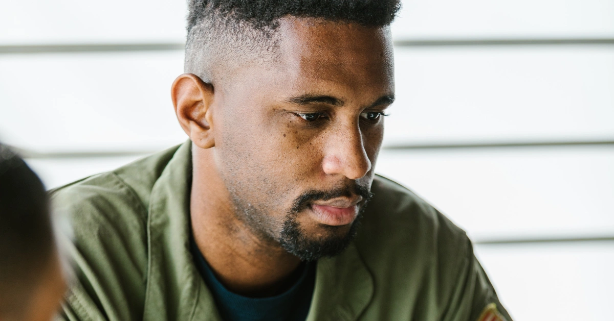 a guy in deep thought